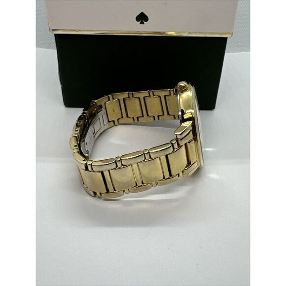 Kate Spade Gramercy 0009 Women's Gold Stainless Steel Analog Dial Watch JNA146 - Picture 11 of 11
